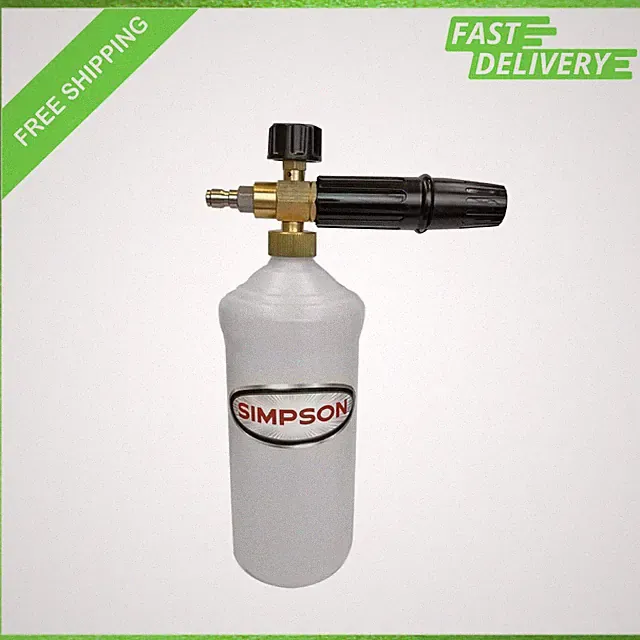 Pressure Washer Foam Cannon, 1 Liter, 1/4 Inch Quick Connect, Adjustable Spray