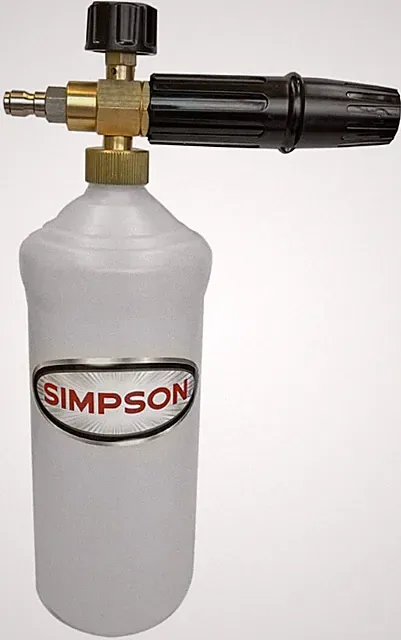 Pressure Washer Foam Cannon 1L with Quick Connector - White Cleaning Tool
