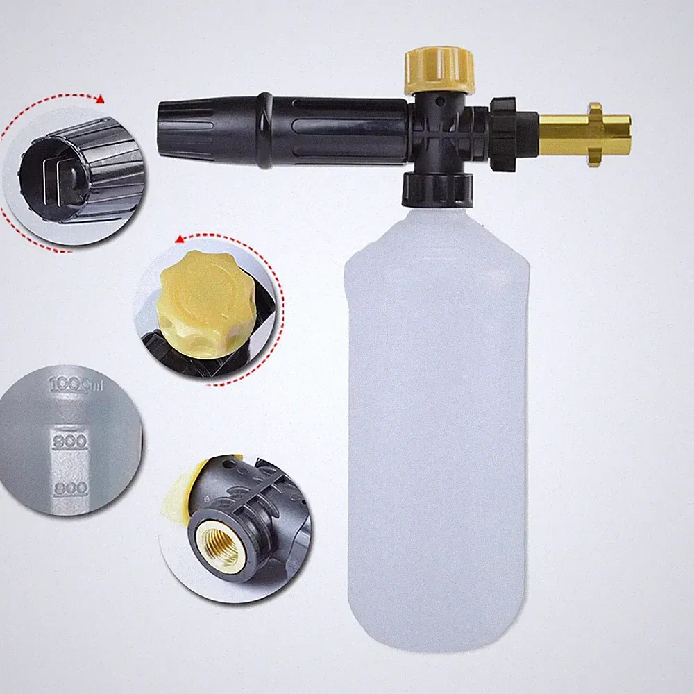 Pressure Washer Foam Cannon Car Washer Snow Foam Lance Soap Foamer Generator