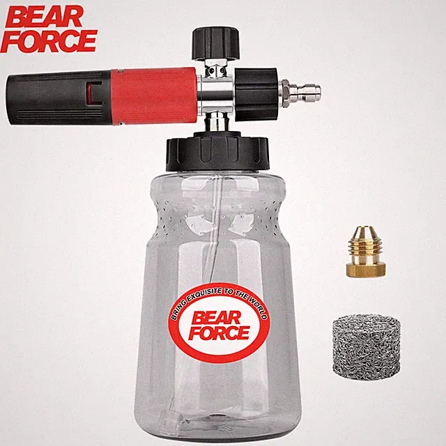 Pressure Washer Foam Cannon for 1/4” Quick Connector with 360° Adjustable Spray