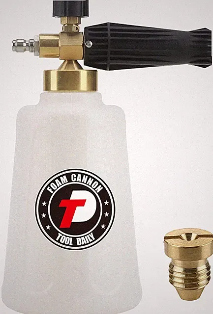 Pressure Washer Foam Cannon for Car Wash, Snow Foam Lance, Additional Orifice No