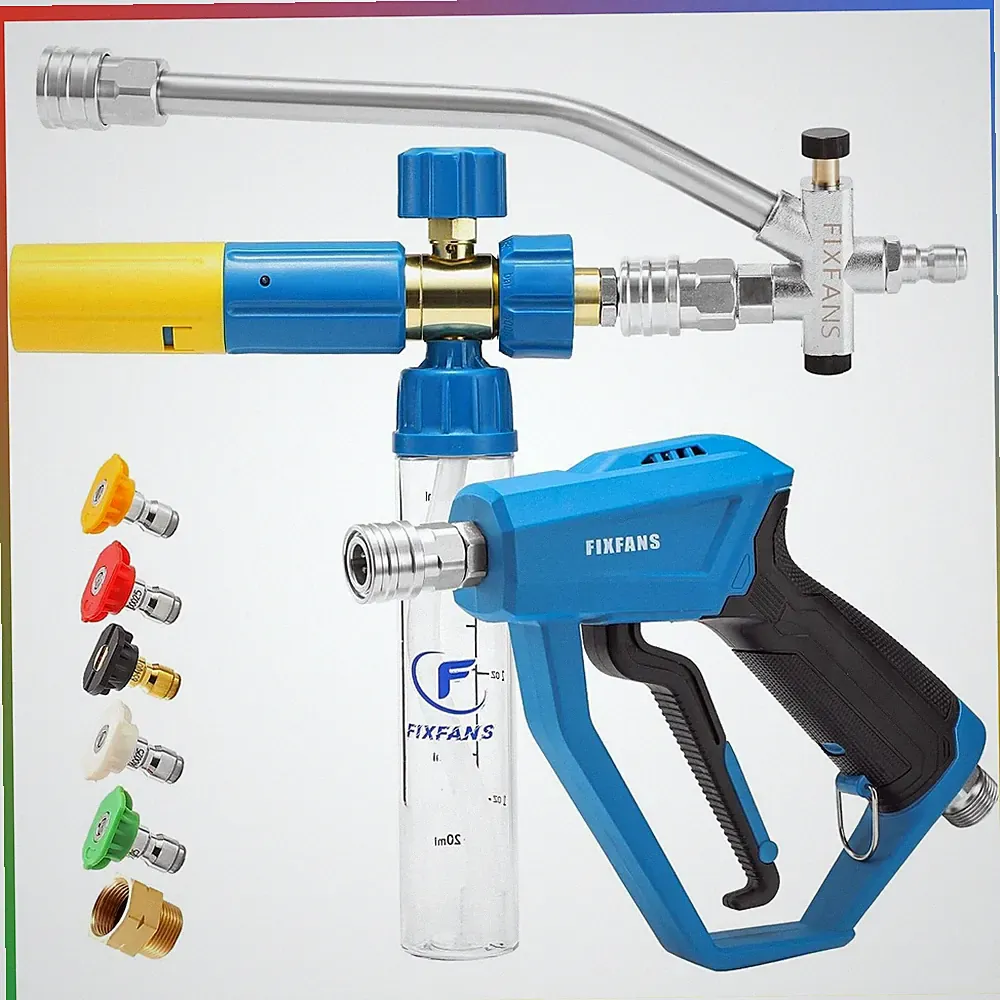 Pressure Washer Foam Cannon Gun 100ml Dual Connector M22 Adapter Car Wash