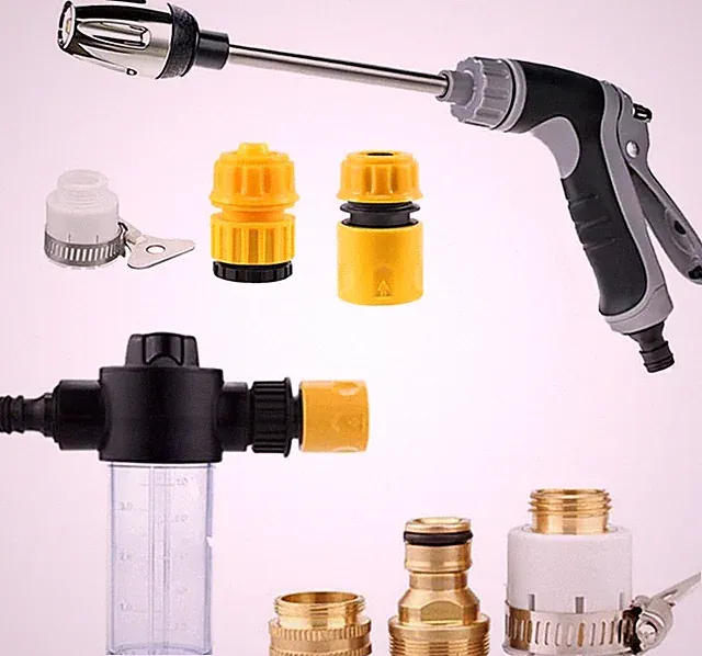 Pressure Washer Foam Cannon Kit with Metal Quick Connector High Pressure Washer