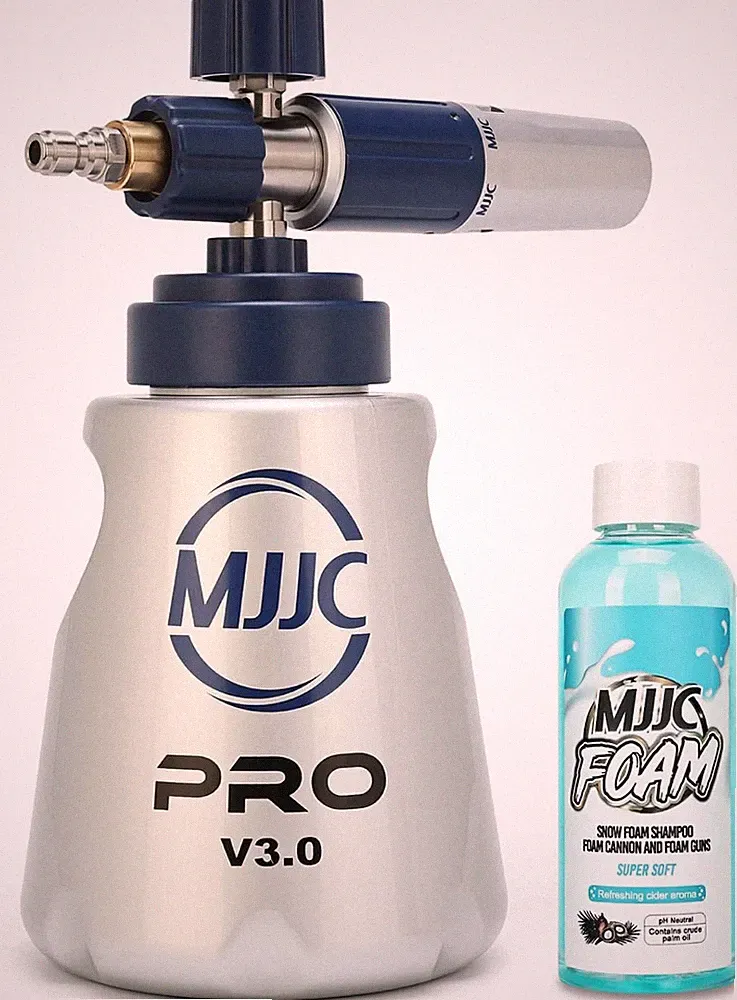 Pressure Washer Foam Cannon Stainless Steel 44 fl oz Pro V3.0 Car Wash Kit with
