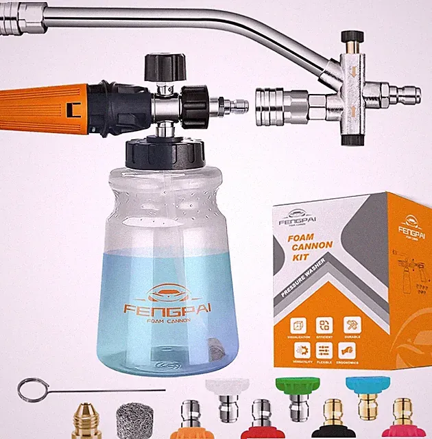 Pressure Washer Foam Cannon with Dual Connector Accessory, 7 Pressure Washer...