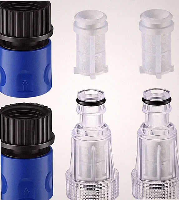 Pressure Washer Garden Hose Adapter 6 Pack 3/4 Quick Connect Filter PW909103K