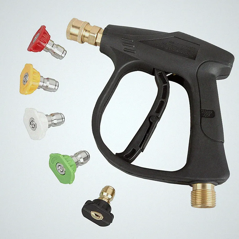 sooprinse pressure washer gun m22 14mm 4000 psi quick connect