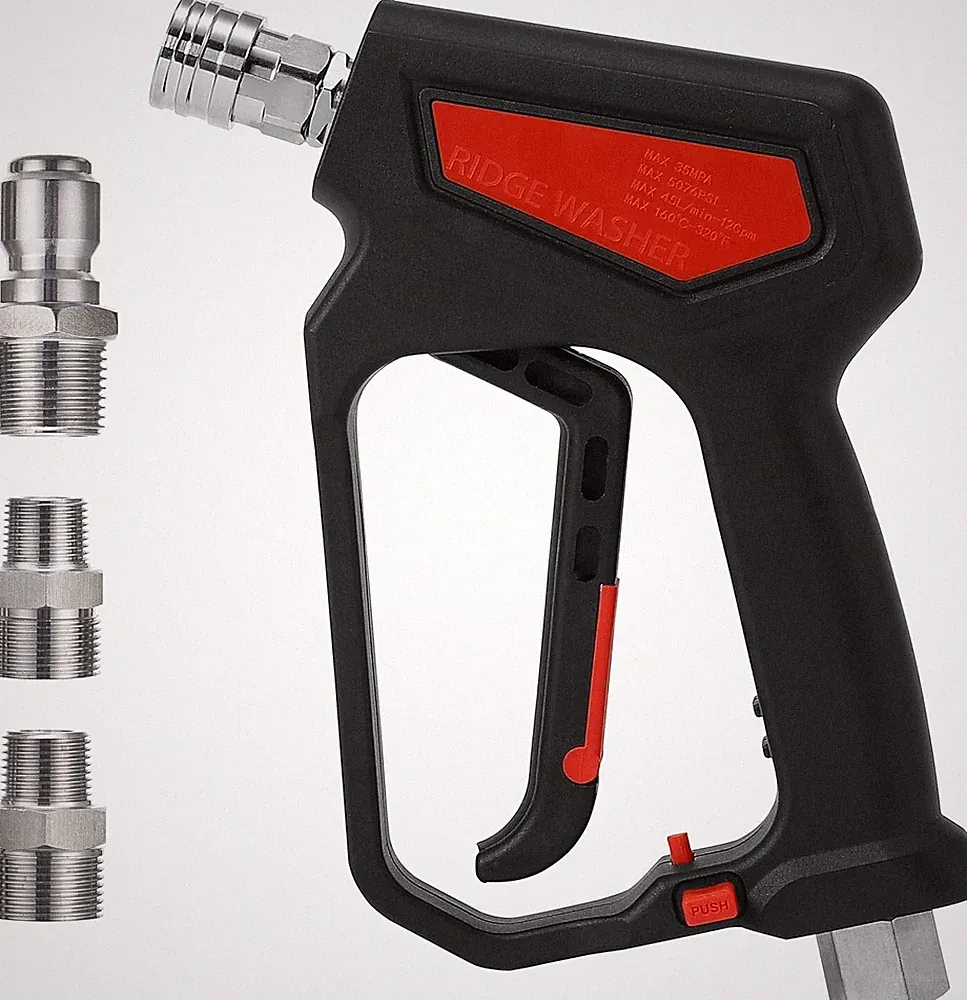 Pressure Washer Gun 5000 PSI 12 GPM High Pressure Spray Gun,1/4" Quick Connector