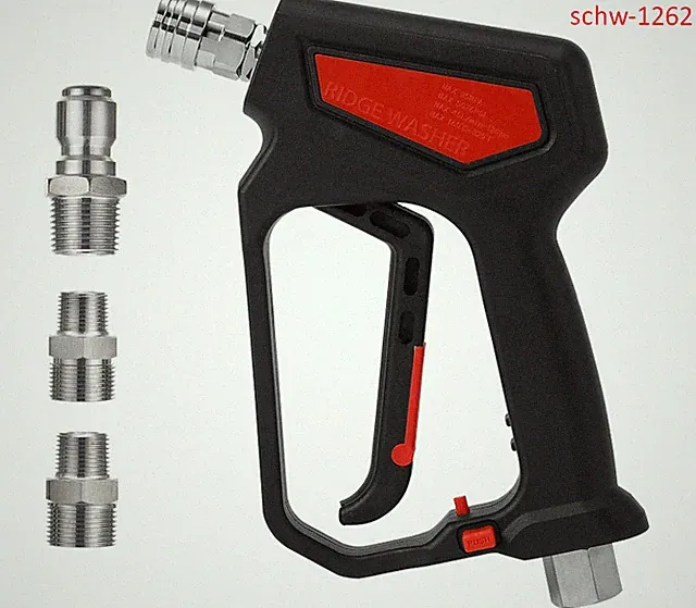 Pressure Washer Gun 5000 PSI, 12 GPM, High Pressure Spray Gun with 1/4"