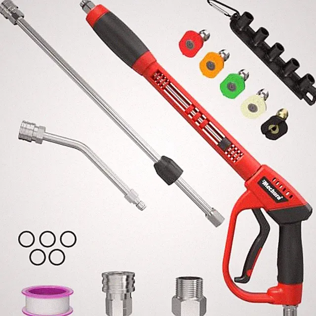Pressure Washer Gun 5000PSI with Extension Wands，47 Inch 47 inch