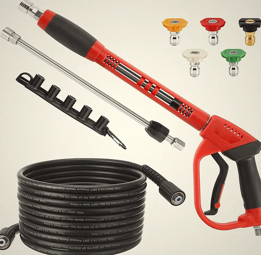 Pressure Washer Gun and Hose Kit, 25 FT Power Washer Hose and Replacement Wan...