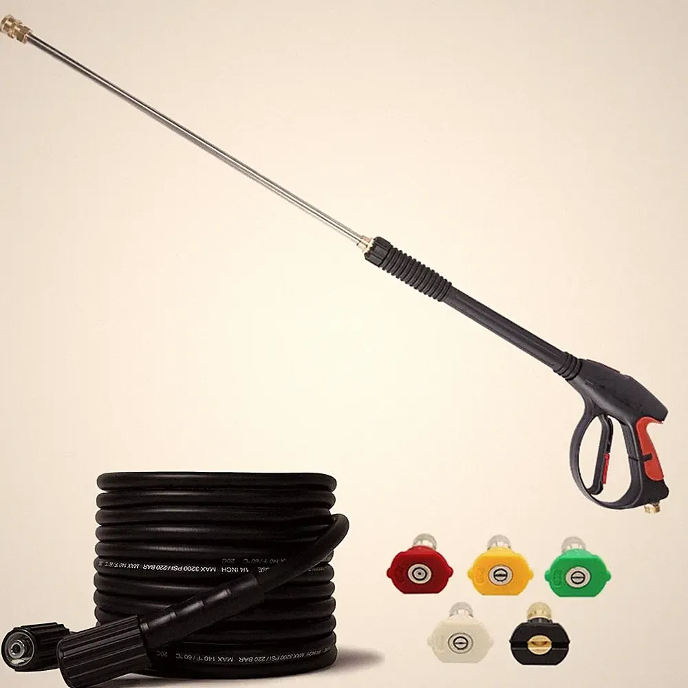 Pressure Washer Gun and Hose Kit, 3000PSI High Power Pressure Washer Gun Repl...