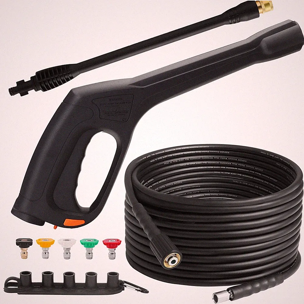 Pressure Washer Gun and Hose Kit, Extension Wand and Nozzle