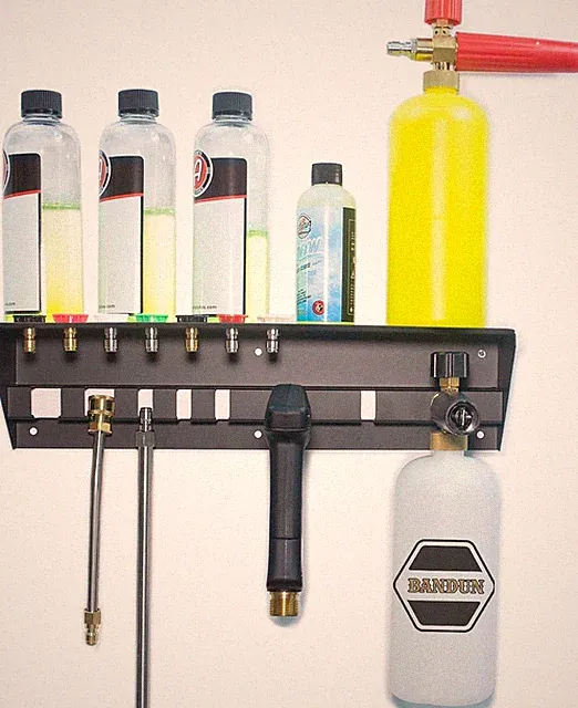 Pressure Washer Gun Holder with Shelf,Foam Cannon Holder for Pressure Washer...