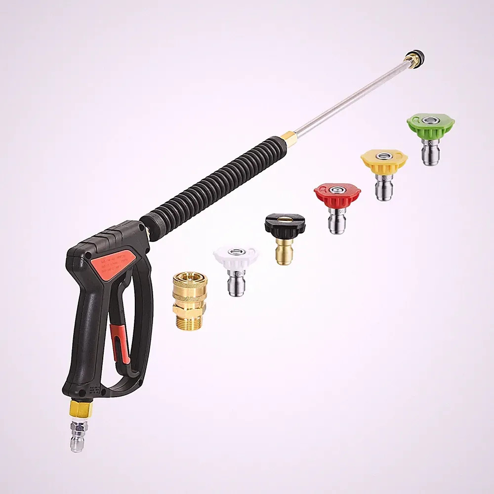 Pressure Washer Gun, Hot Water Compatible Adjustable Power Washer Swivel Gun...