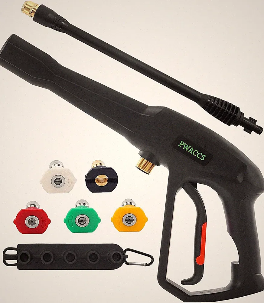Pressure Washer Gun Kit 2000 PSI for Ryobi Greenworks Karcher Extension Wand 5