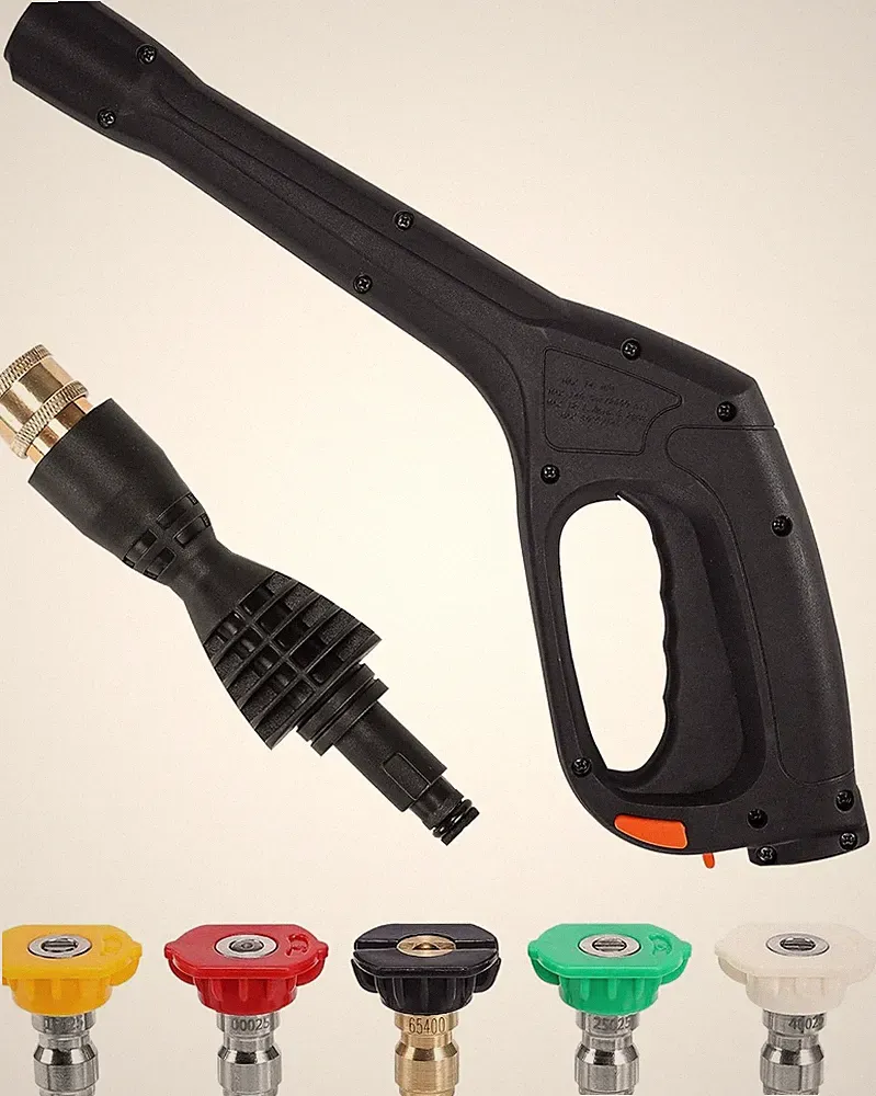 Pressure Washer Gun Kit with 5 Nozzles – Compatible with Some of Portland Hus...