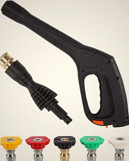 Pressure Washer Gun Kit with 5 Nozzles – Compatible with Some of Portland Husky