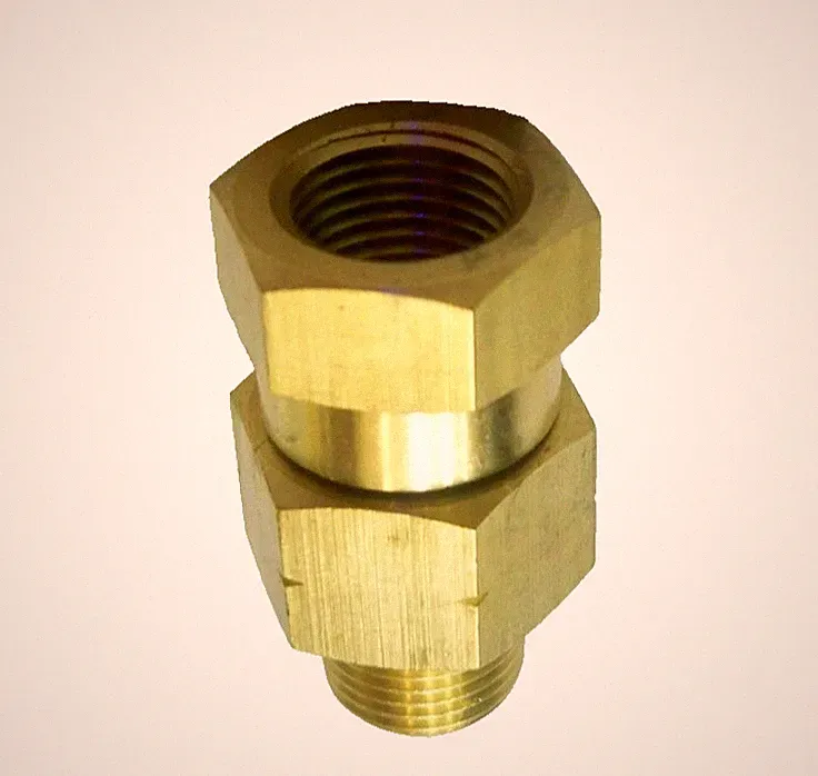 Pressure Washer Gun Or Hose NPT Swivel 3/8 M x 3/8 F Brass 1000 - 3000 PSI
