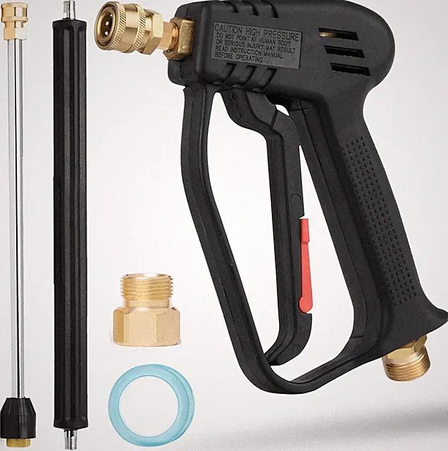 ® Pressure Washer Gun Replacement M22 Inlet with Extension with 1/4” Quick Conne