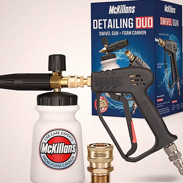 Pressure Washer Gun Swivel Foam Cannon 14mm Adjustable McKillans Wide Mouth Male