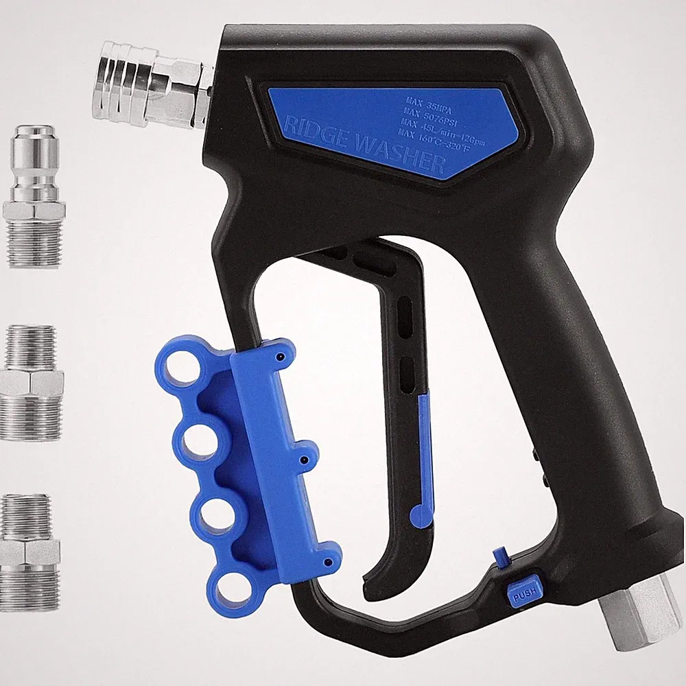 Pressure Washer Gun Swivel, Power Washer Gun 5000 PSI with 1/4" Quick Connect...
