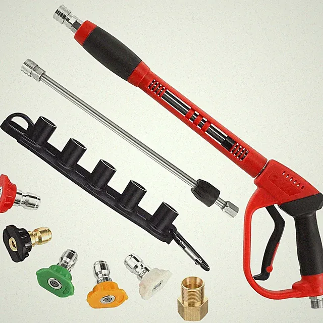 Pressure Washer Gun with 40 Inch Extension Wand, 5000 PSI Power Washer Spray