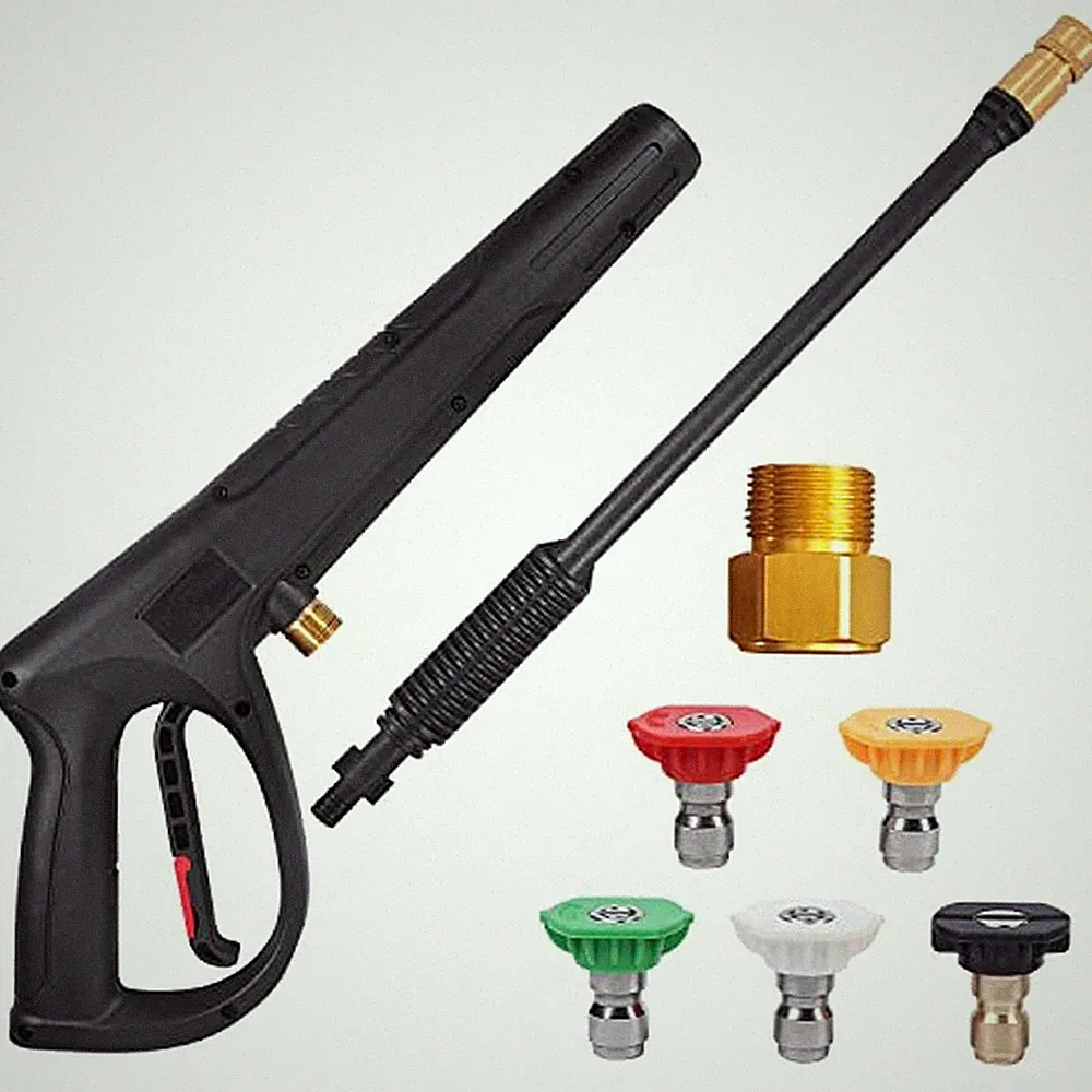 Pressure Washer Gun with Extension Wand M22-14 & M22-15 Fitting Standard Nozzle