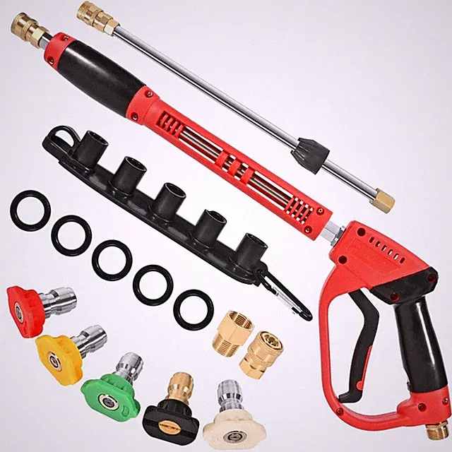 Pressure Washer Gun With Extension Wand Replacement 5000 Psi High Power Washer G
