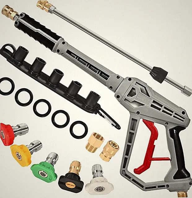 Pressure Washer Gun with Extension Wand Replacement 5000 PSI High Power Washer G