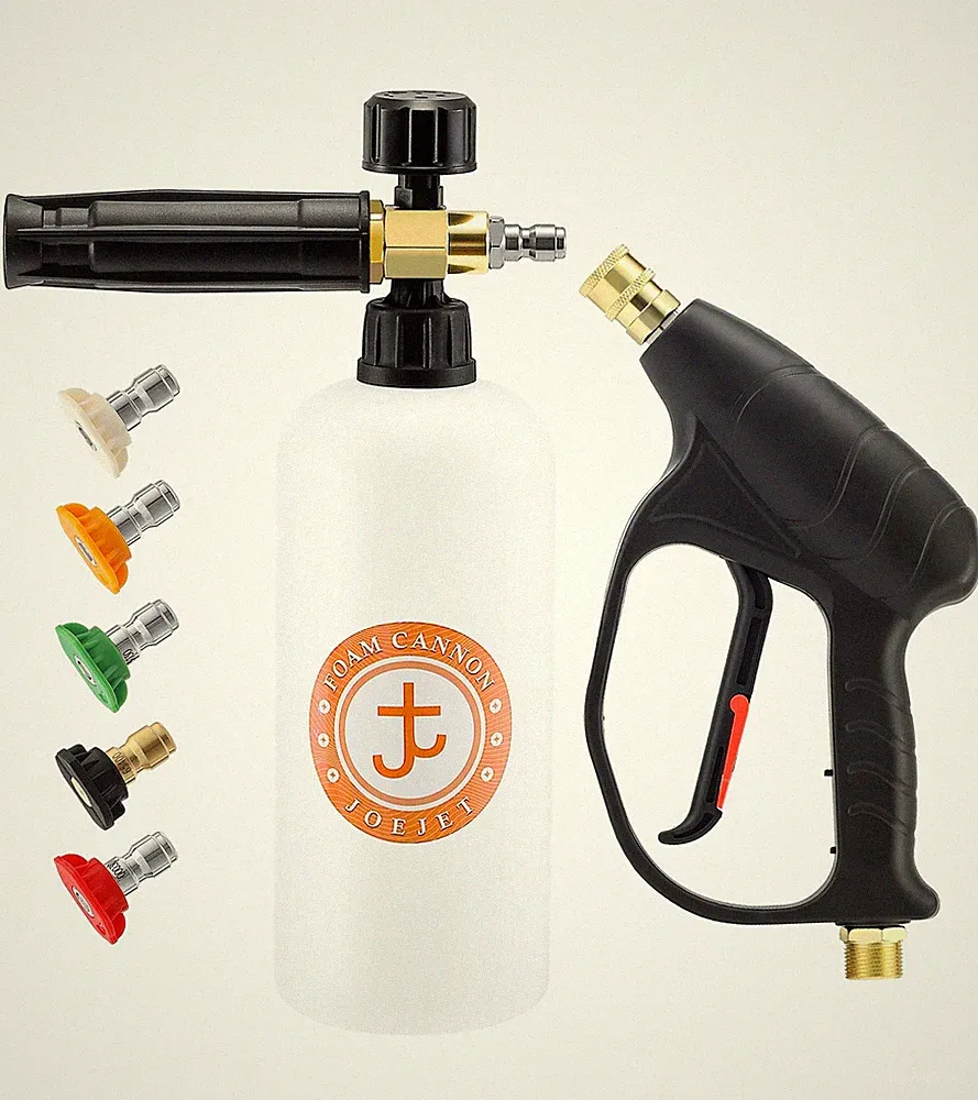 Pressure Washer Gun with Foam Cannon, Car Wash Foam Gun with 1/4” Quick Conne...