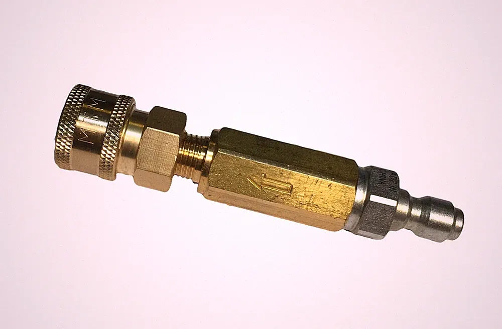 Pressure Washer High 6000 PSI In Line Filter W Socket Coupler Plug 1/4" NPT