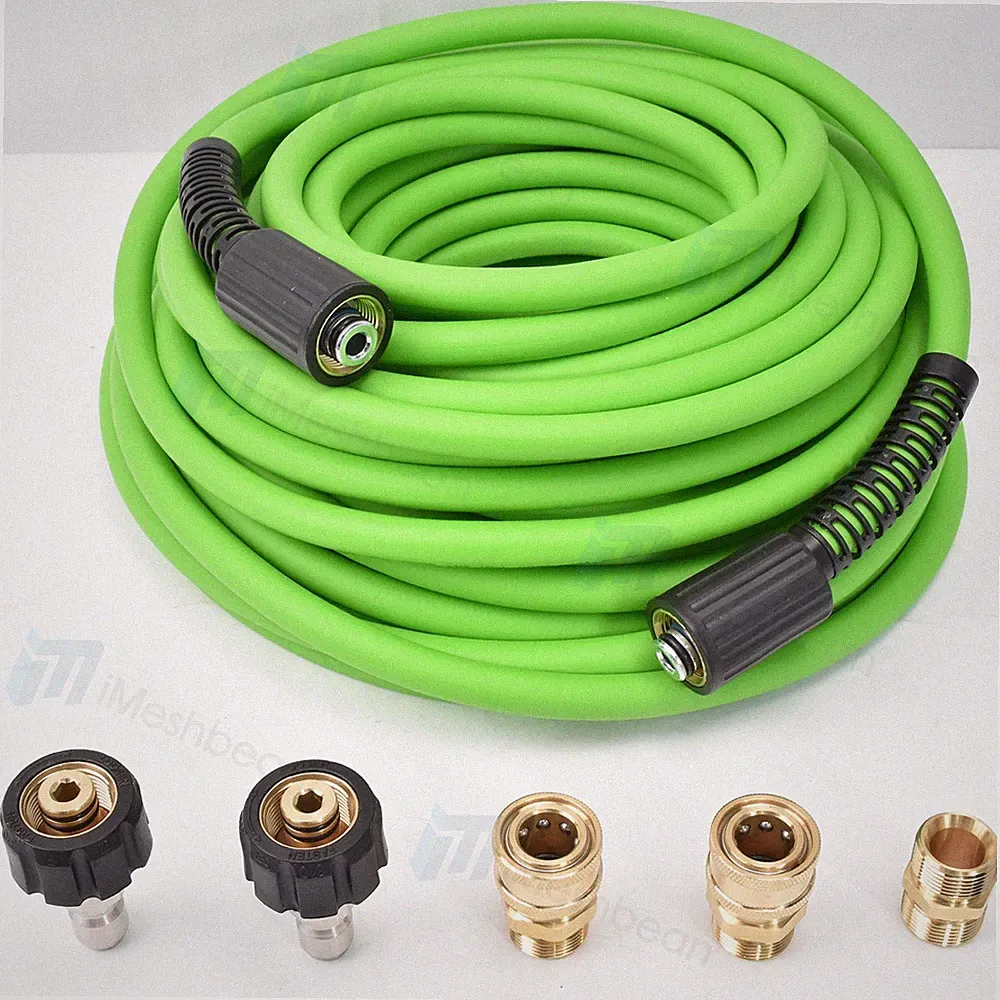 Pressure Washer Hose 1/4” 25-100 Ft for Ryobi Greenworks 3600 PSI Power Washer