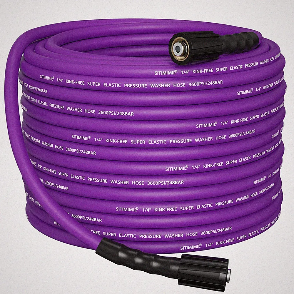 Pressure Washer Hose 1/4" 50FT 3600PSI M22-14mm for Ryobi Troy Bilt Greenworks