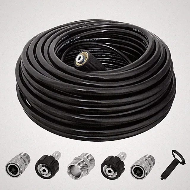 Pressure Washer Hose 100FT for Power Washer, 5800 PSI Kink Resistant Pressure...