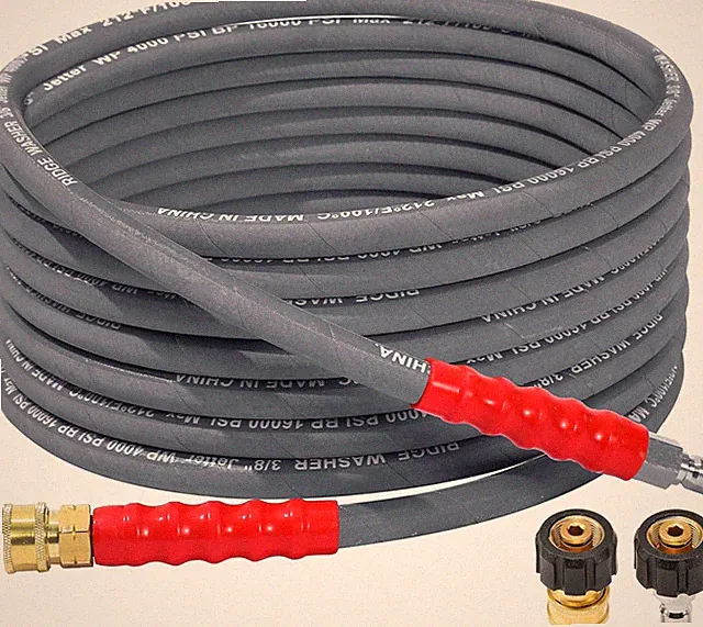 Pressure Washer Hose 25 Ft, 4000 PSI Power Washer Hose with 3/8 Inch Quick Conne