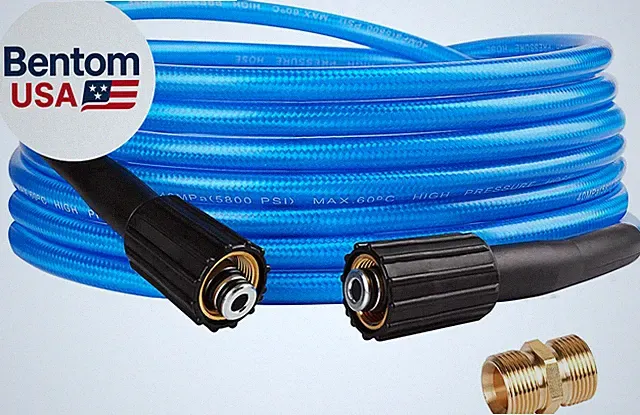Pressure Washer Hose 25 FT X 1/4 Inch, Kink Resistant Power Washer Hose, Replace