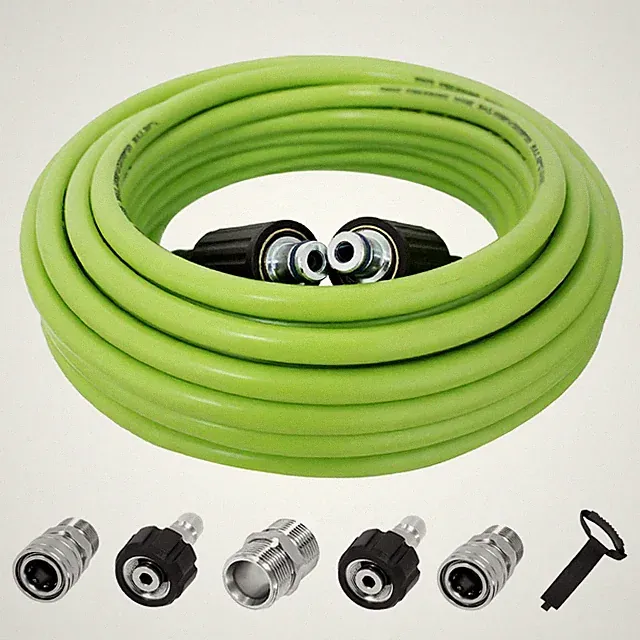 Pressure Washer Hose 25FT 5800 PSI Kink Resistant M2214 3/8 Quick Connect