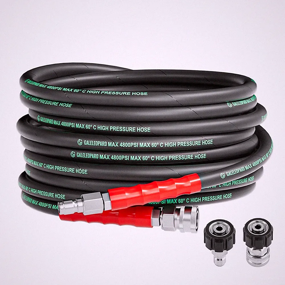 Pressure Washer Hose 25FT with 3/8 Inch Quick Connect 25FT, Green