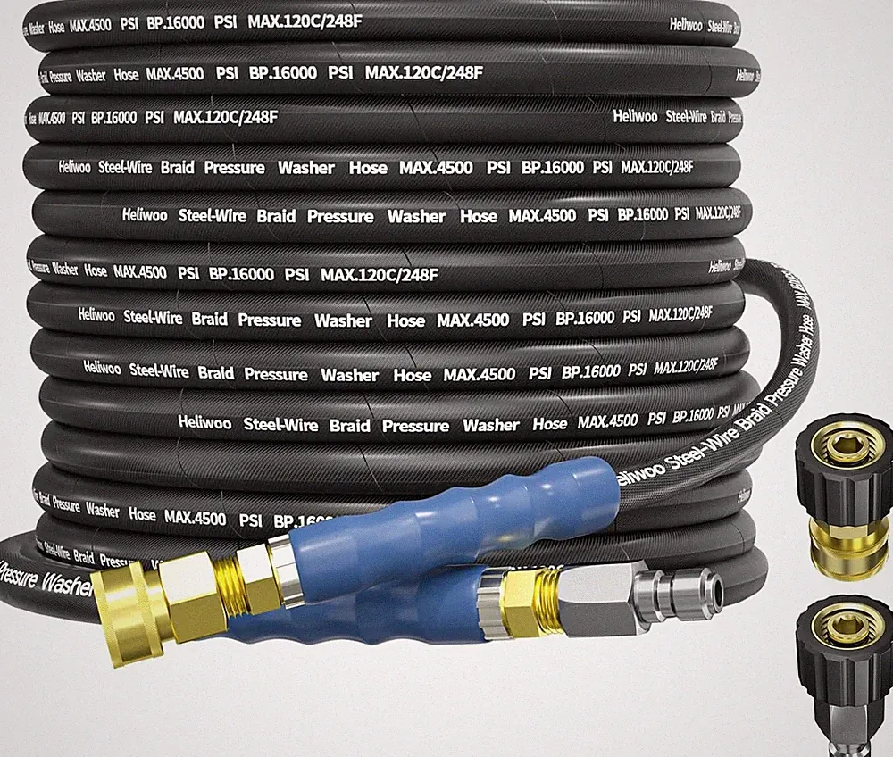 Pressure Washer Hose 3/8" 50 FT with 3/8'' Quick Connect