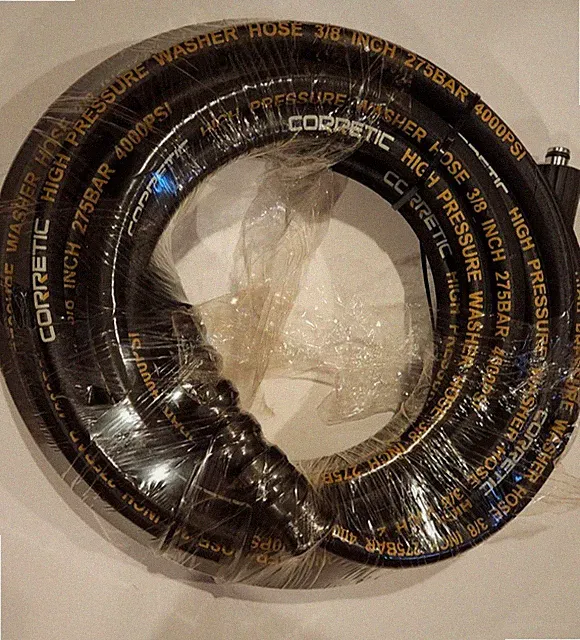 Pressure Washer Hose 3/8 Inch 275 Bar 4000 PSI Kink Resistant Power Washer NOS