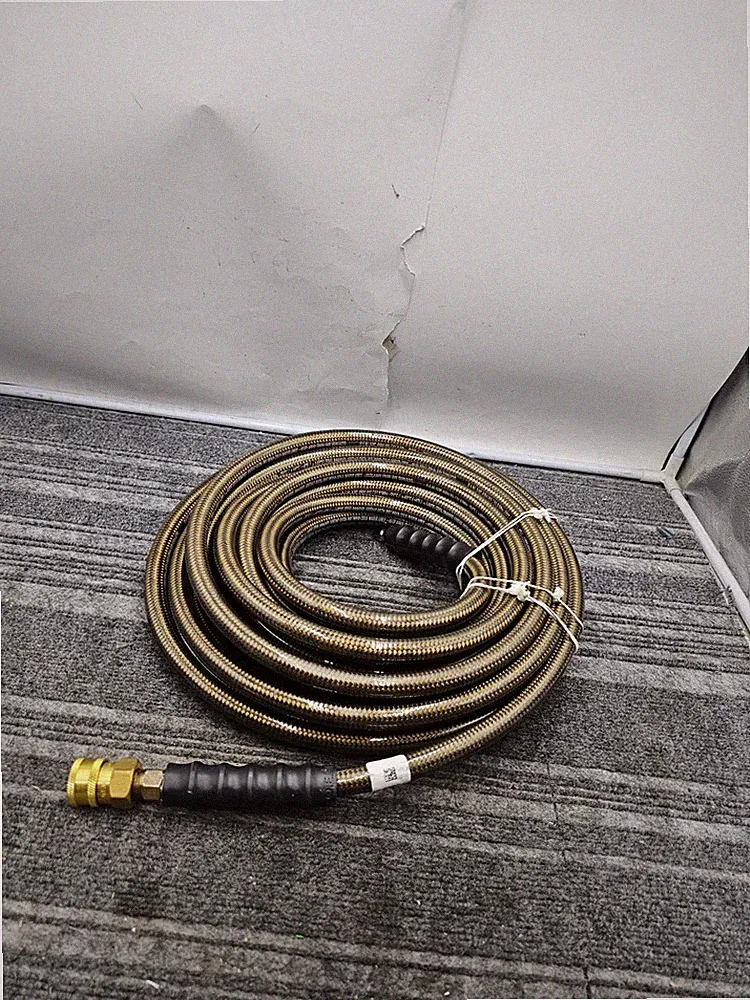 Pressure Washer Hose 3/8" X 25FT Steel Braided Rated up to 4500 PSI, 7103642