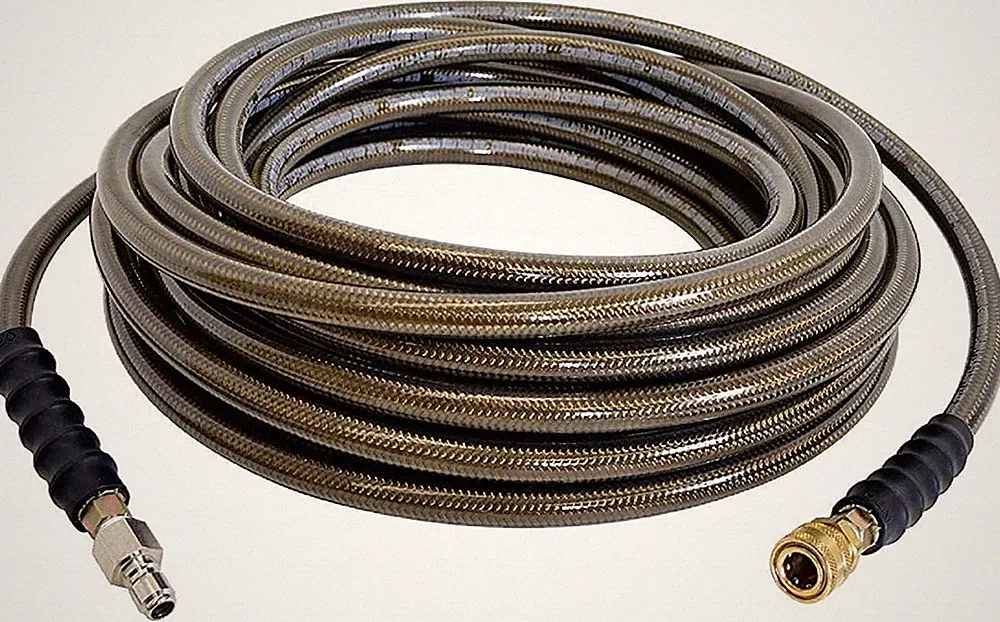 Pressure Washer Hose 4500 PSI 3/8 Inch 100 Feet,100-Foot Brown Power Washer Hose