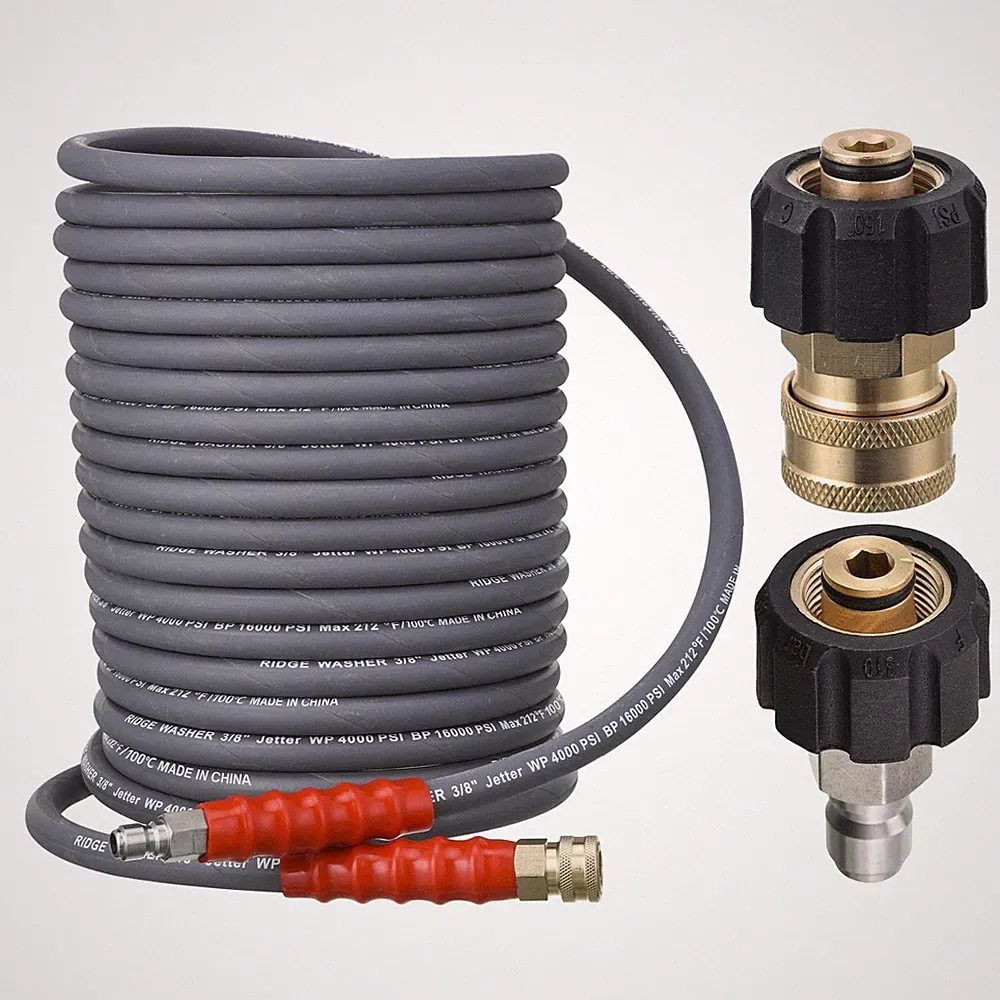 Pressure Washer Hose 50 Ft X 3/8 Inch for Hot and Cold Water