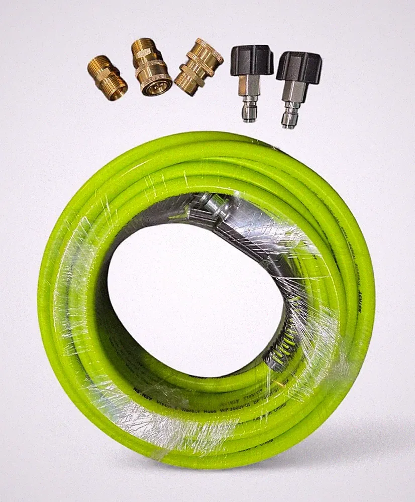 Pressure Washer Hose 50ft for Greenworks, Ryobi and more Power Washer 3600 PSI