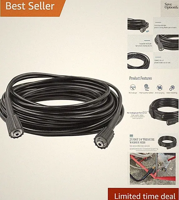 Pressure Washer Hose, Compatible with Ryobi & Briggs and Stratton