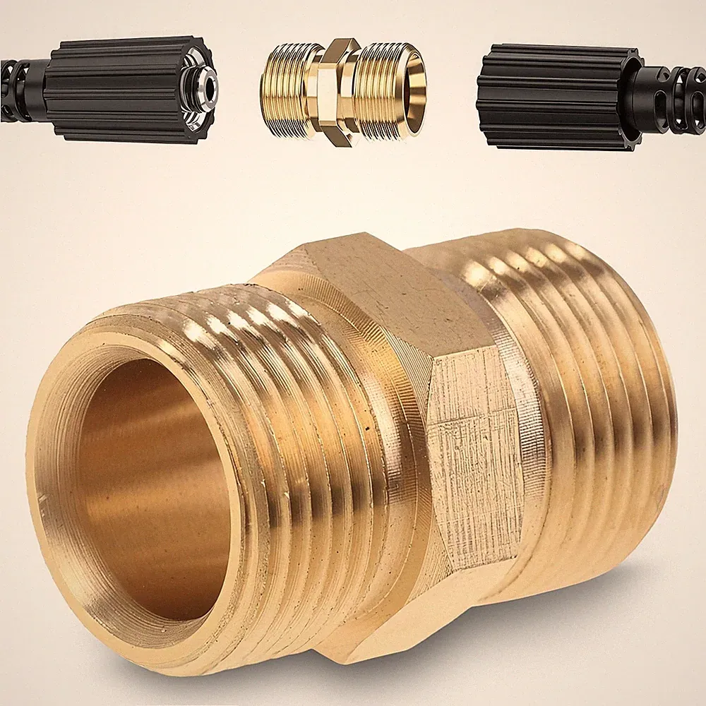 Pressure Washer Hose Connector - M22 14Mm Pressure Washer Hose Coupler 4500 PSI
