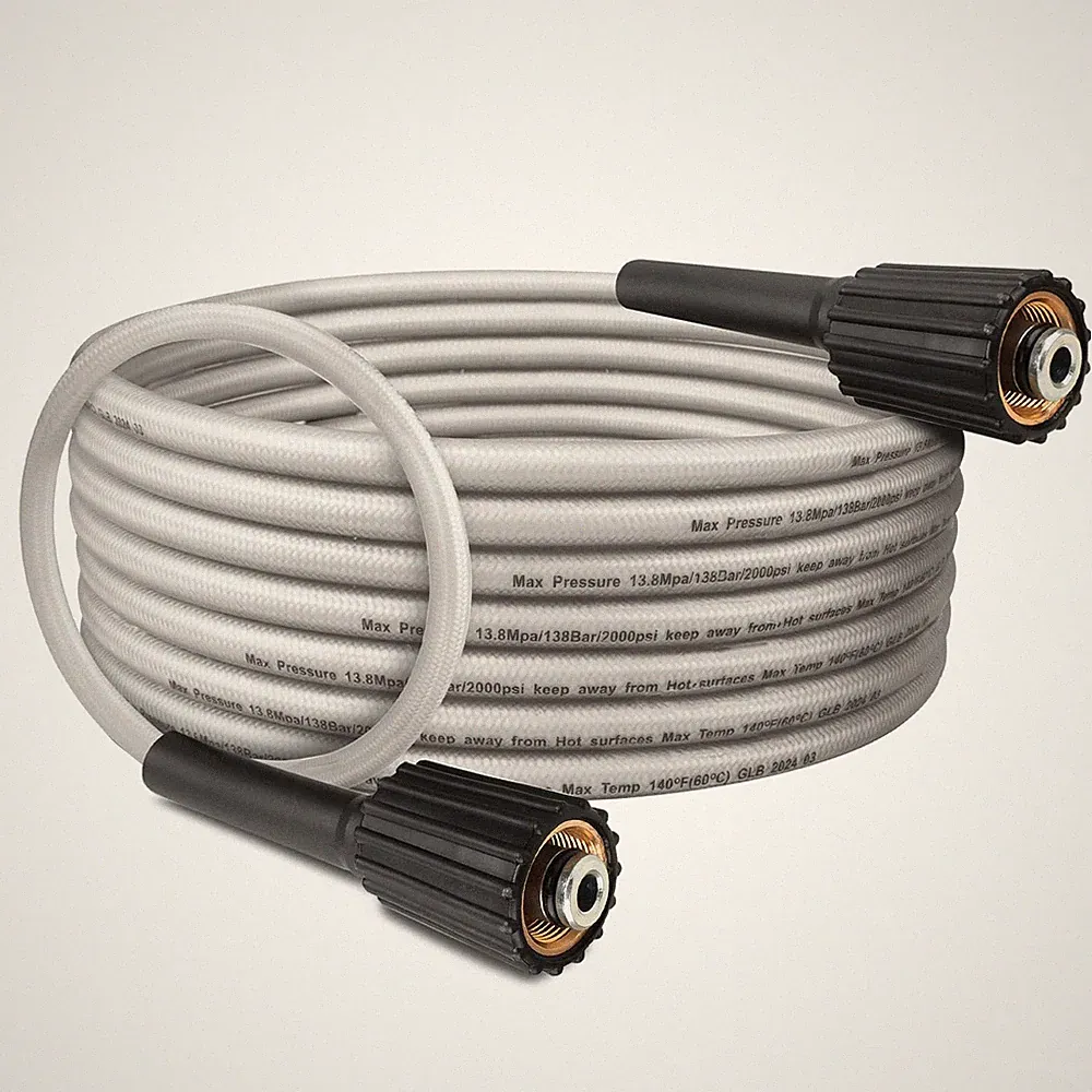 Pressure Washer Hose for Ryobi Power Replacement 20 Feet, White