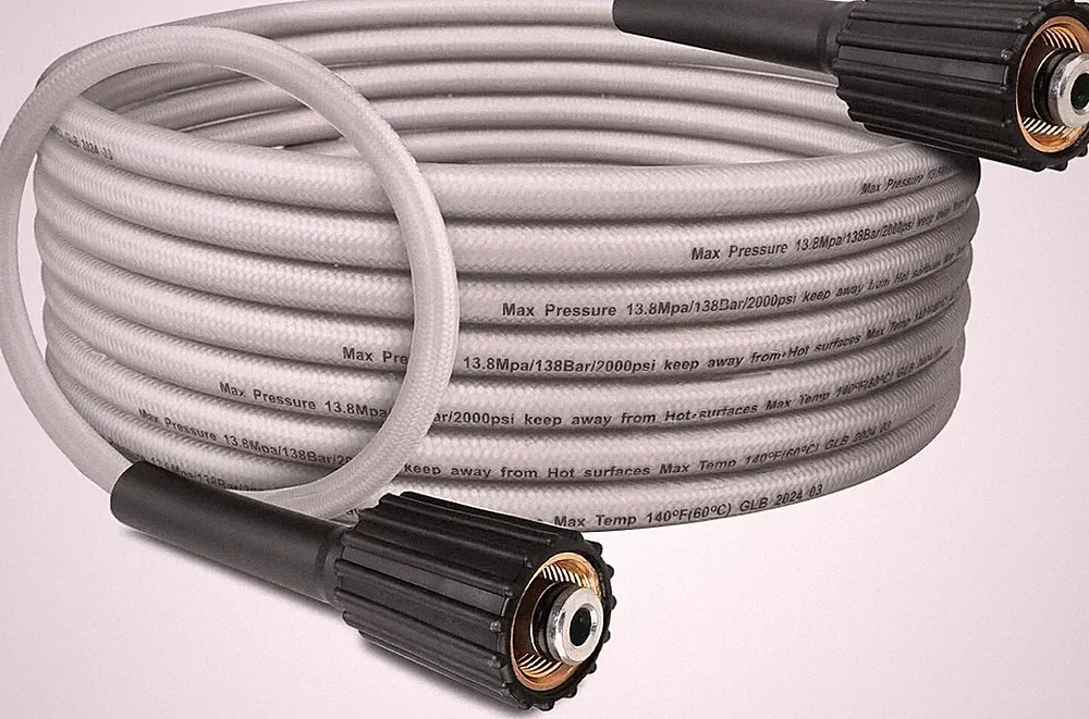 Pressure Washer Hose for Ryobi Power Replacement White