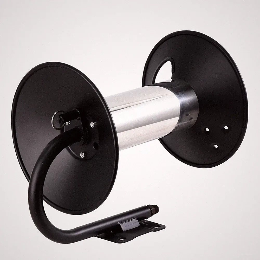 Pressure Washer Hose Reel 100 ft x 3/8 inch Steel Wall Floor Mount 4000PSI